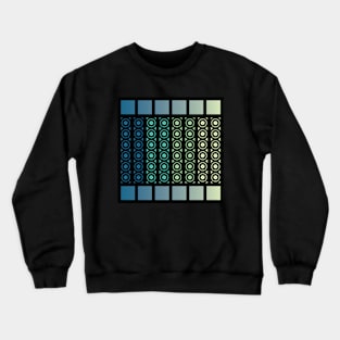 “Dimensional Reactor” - V.3 Blue/Green - (Geometric Art) (Dimensions) - Doc Labs Crewneck Sweatshirt